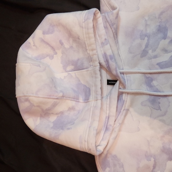 Lazypants Cooper hoodie in blue and lilac sponge - Picture 4 of 9